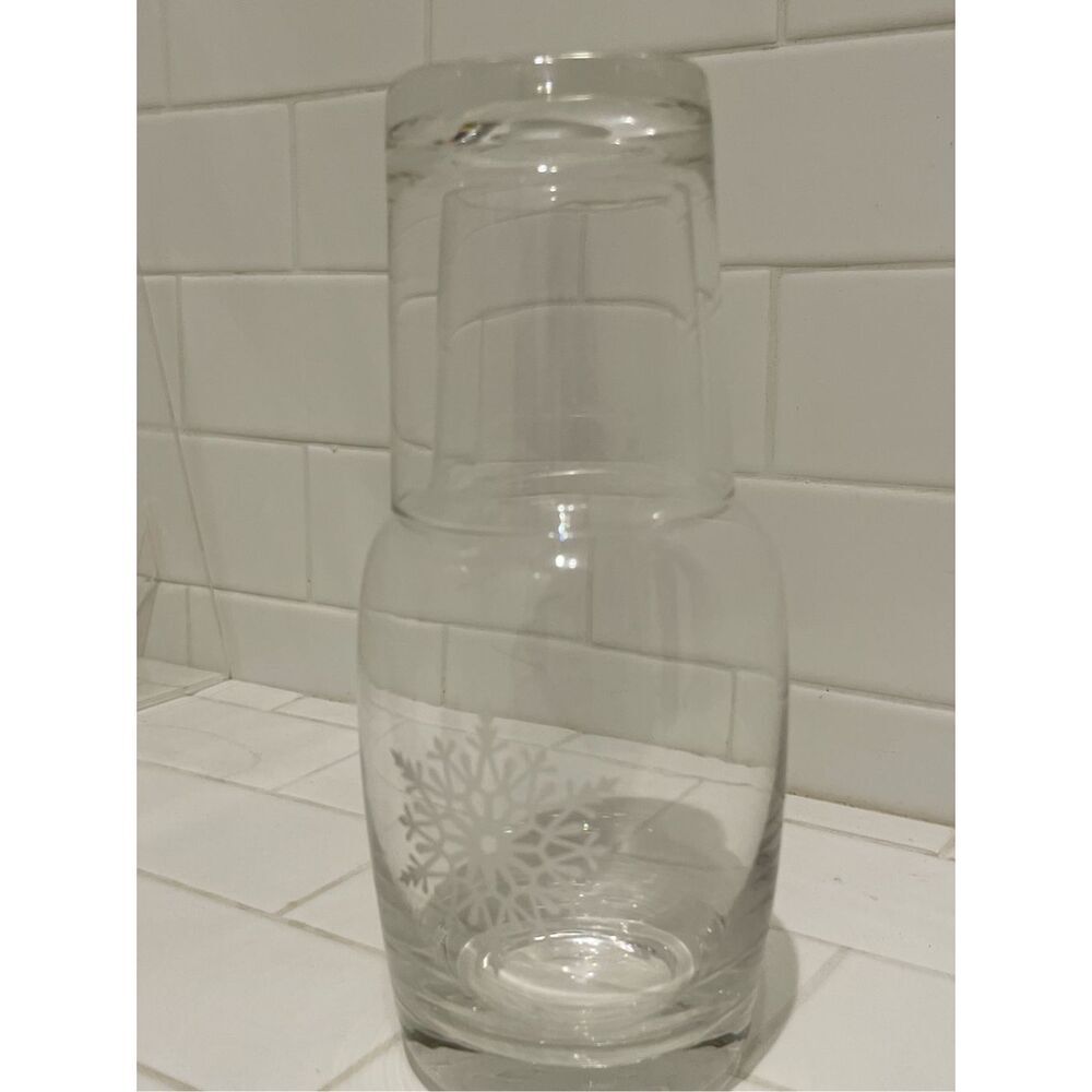 Bedside Water Pitcher with Glass